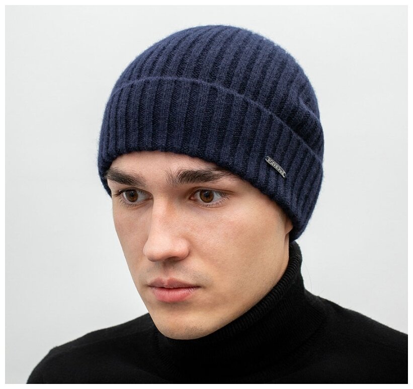 Шапка с отворотом STETSON 8599211 BEANIE CASHMERE 