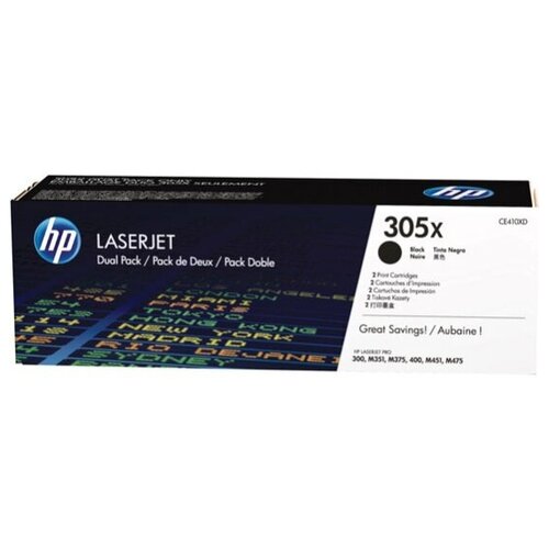 Картридж HP CE410XD двойной 305X для LaserJet M351/M451/M375/M475