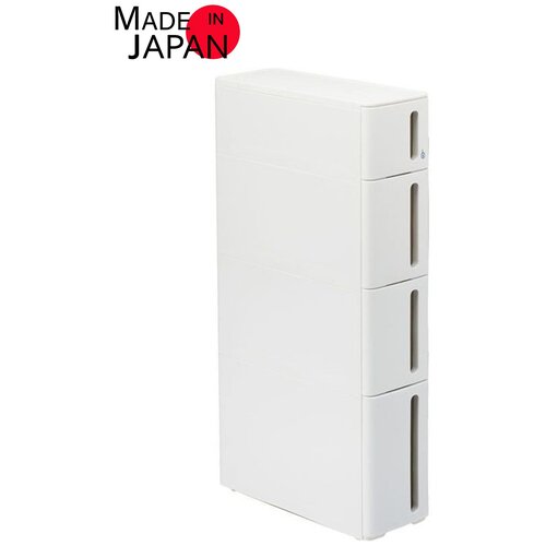 Комод на роликах 4 яруса 45*17*85 см SANKA