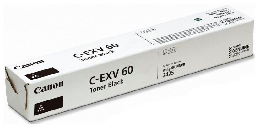 Тонер для копира Canon C-EXV60 черный 465 грамм (4311C001)