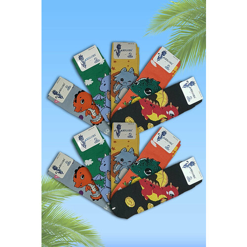 фото Носки 10 пар, размер 20-25, мультиколор китай