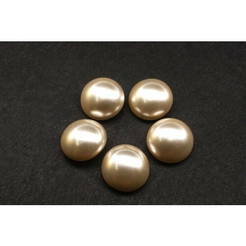 umate home pulsed light t 006 Glass Pearl Cabochon 8мм, цвет 70740 Light Cream, 756-006, 5шт