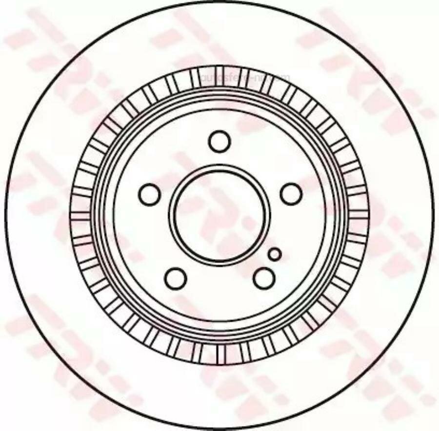 TRW DF4916S тормозной диск