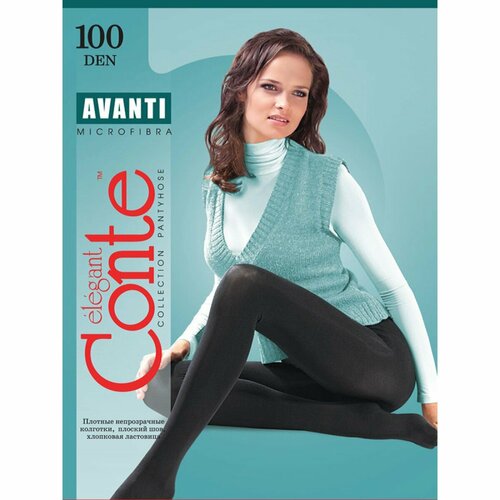 Колготки Conte elegant Avanti, 100 den, размер 6, коричневый