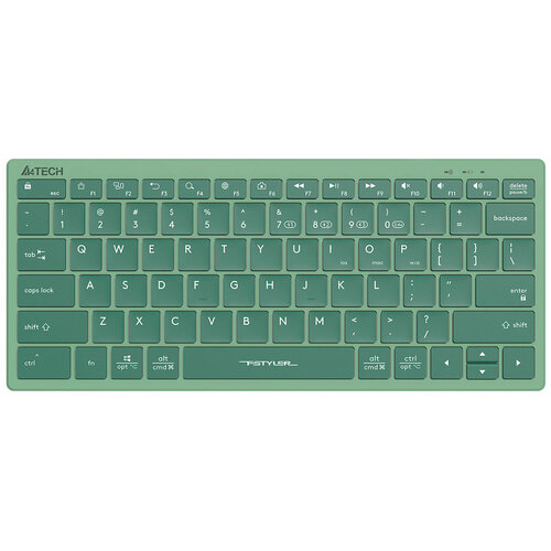 Клавиатура A4Tech Fstyler FBX51C зеленый USB беспроводная BTRadio slim Multimedia 456600₽