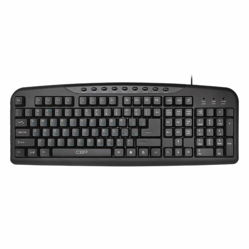 CBR KB 301M Black USB, Клавиатура 107+9 доп. кл.