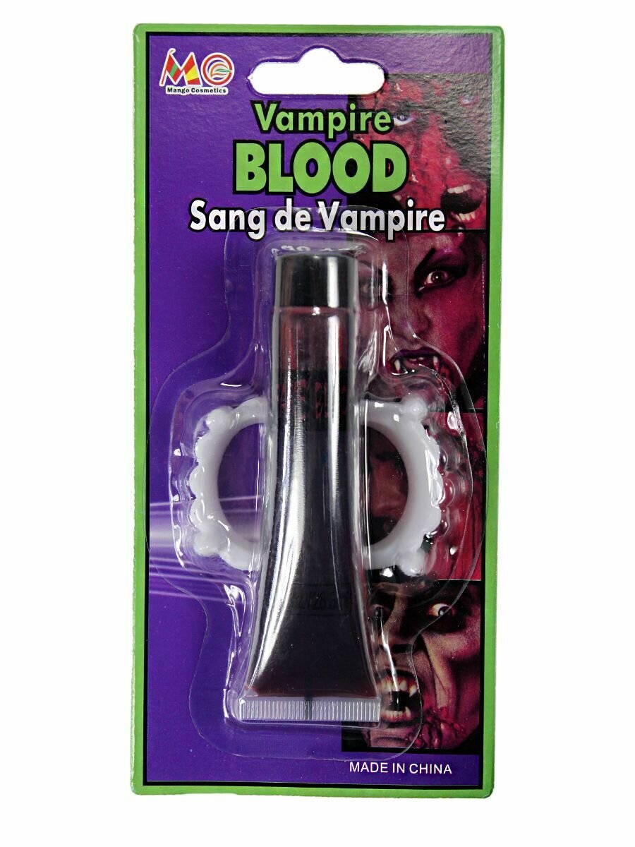 Карнавальный набор вампира с челюстью и искусственной кровью на Хэллоуин