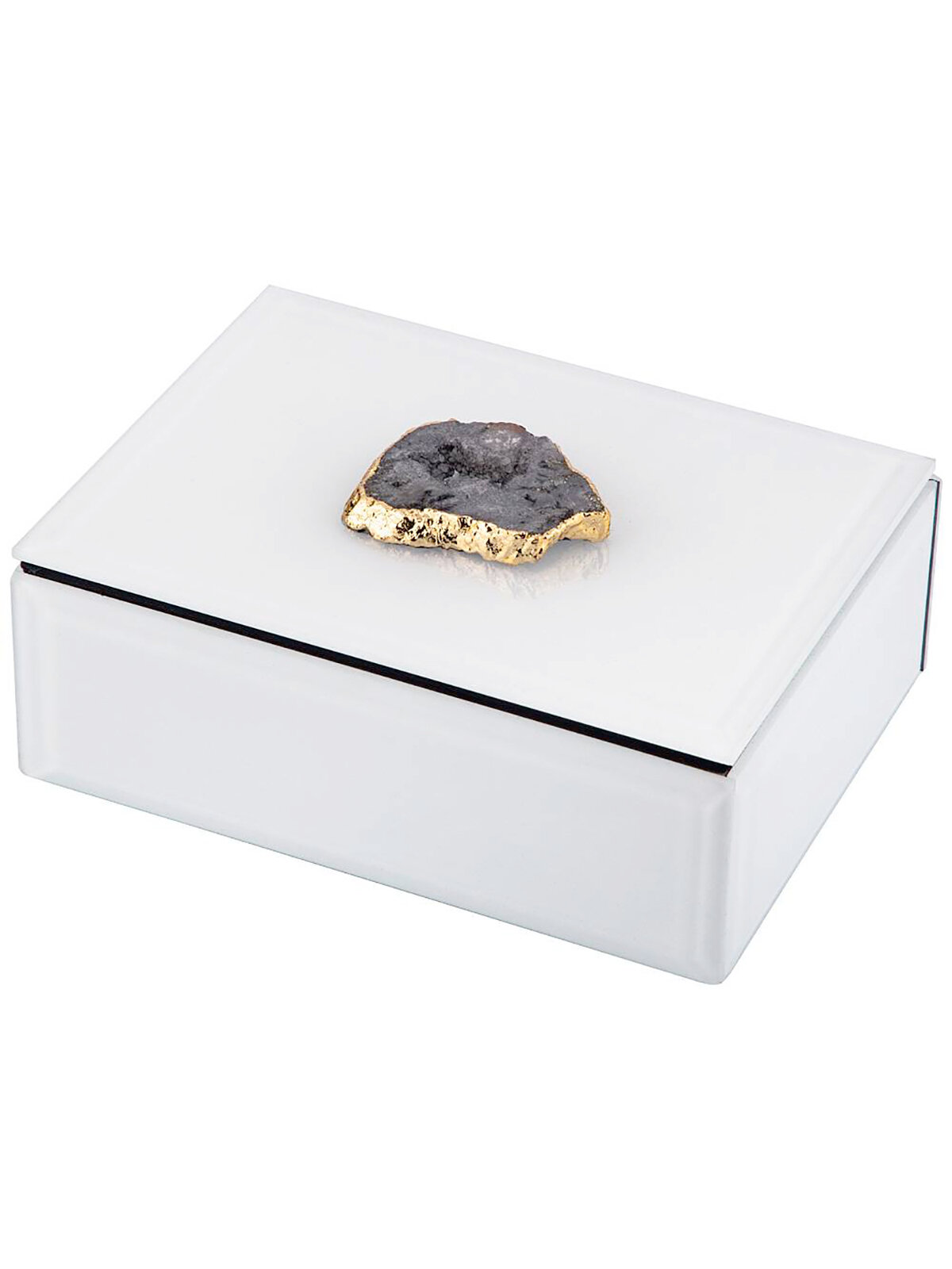 фото Шкатулка для хранения украшений Lefard "Jewel", стекло, 16х12х7см