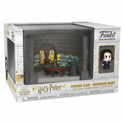 Фигурка Funko Mini Moments Harry Potter Potions Class Professor Snape w/Prof Slughorn Chase 57361 фигурка funko pop harry potter – potions class draco malfoy with tom riddle chase mini moments