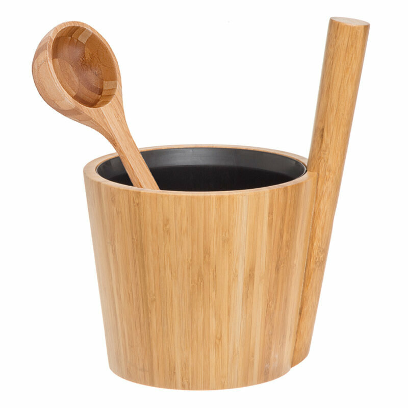 Набор RENTO для сауны - черпак и ведро из бамбука