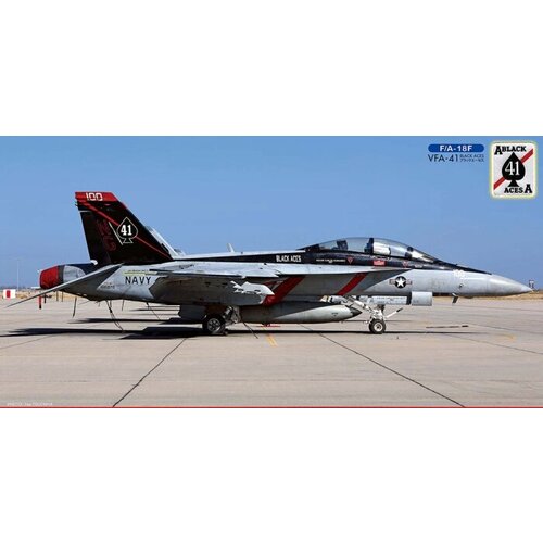 02429 Hasegawa Истребитель F/A-18F SUPER HORNET VFA-41 BLACK ACES CAG 2022 1/72 12577 academy американский палубный истребитель f a 18f vfa 154 black knights 1 72