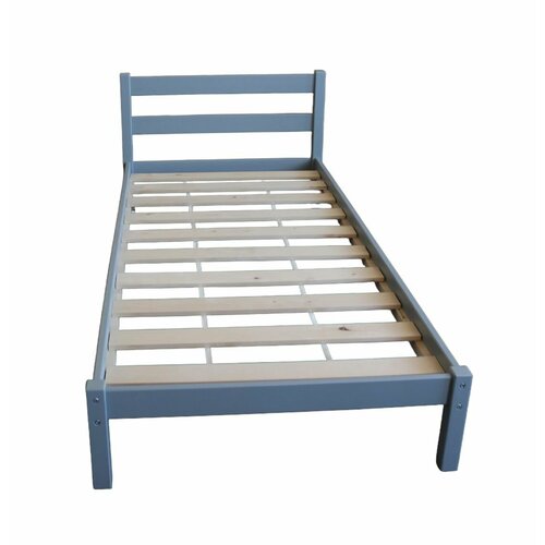 Кровать односпальная деревянная из массива березы 