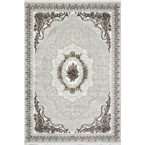 Ковер ALFANI Q010A BROWN FDY/CREAM SHRINK в гостиную в дом в зал в квартиру в комнату в спальню 3 x 4 м.