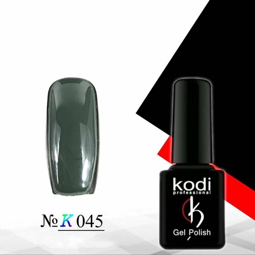 Гель-лак Kodi K045, темно-зеленый цвет, 7мл, 1 шт