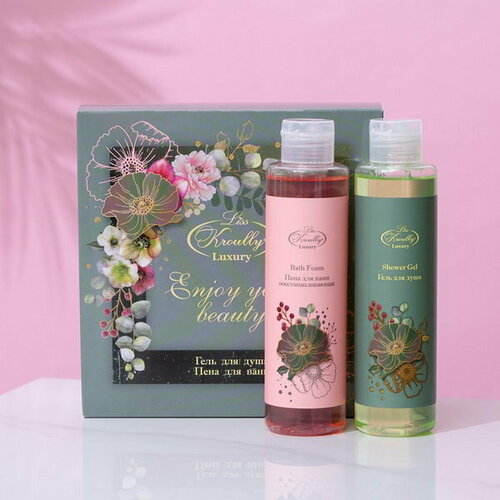 Подарочный набор: гель для душа, 260 мл + Пена для ванн, 260 мл