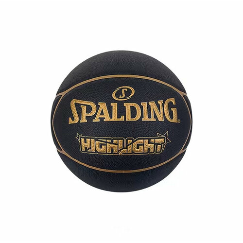 фото Баскетбольный мяч spalding highlight черный, размер 7