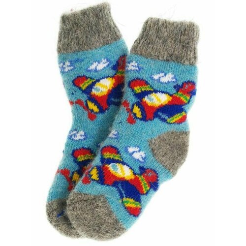 фото Носки рассказовские варежки размер 13-14, черный, синий