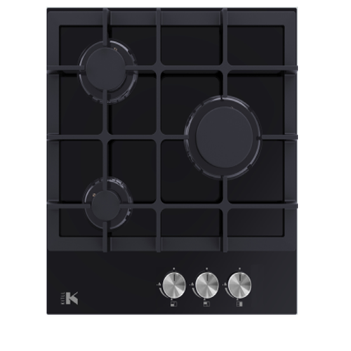 Варочная панель газовая Kitll KGG 4501 BLACK 3 конфорки 45x51 см цвет чёрный 1449000₽