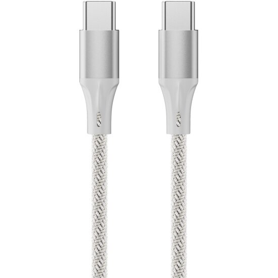 Кабель Accesstyle USB Type-C - USB Type-C, 5A, 0.3м, CC50-F30M, белый