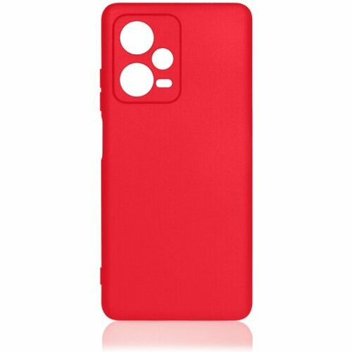 Силиконовый чехол DF для Xiaomi Redmi Note 12 Pro+ (5G), xiCase-82, красный