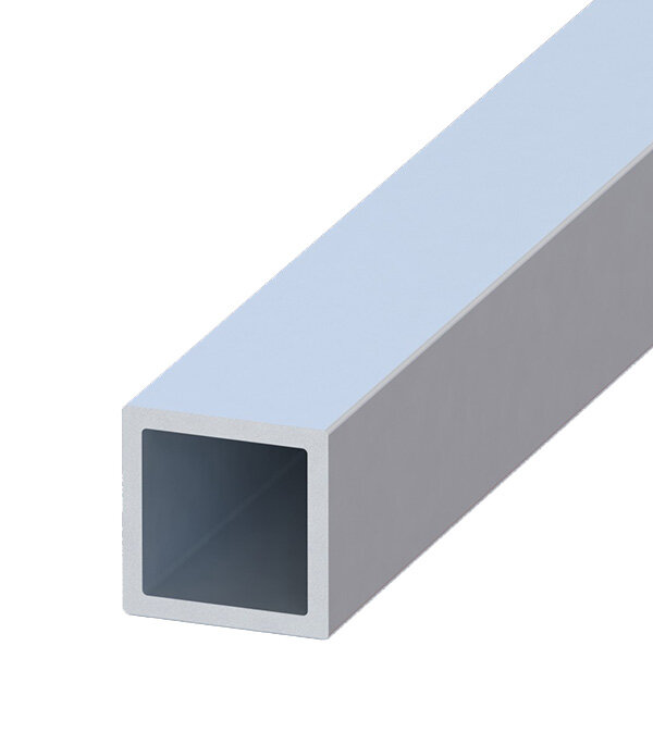 Трубка алюминиевая квадратная 40х40х15х1000 мм