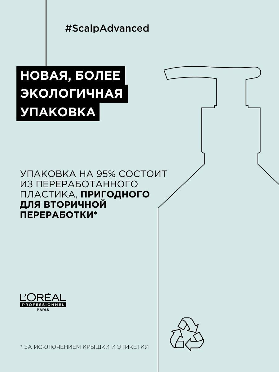 Шампунь LOREAL PROFESSIONNEL Scalp Advanced для жирных волос, 500 мл - фотография № 14