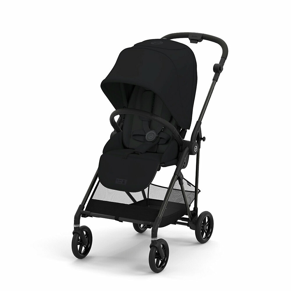 Прогулочная коляска Cybex Melio, цвет Moon Black / Carbon