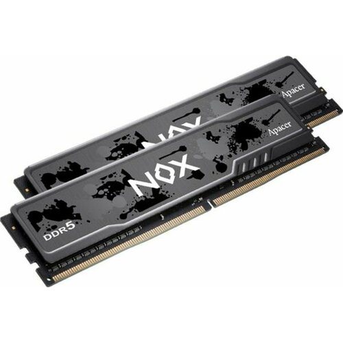 Оперативная память для компьютера 32Gb 2x16Gb PC5-44800 5600MHz DDR5 DIMM Unbuffered CL40 Apacer NOX AH5U32G56C522MBAA-2 1298900₽