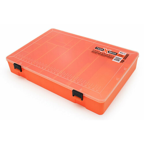 фото Коробка для приманок top box tb- 3500 (31*23*5 cм), оранжевое основание