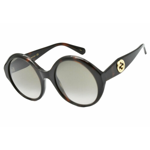 фото Солнцезащитные очки gucci, круглые, оправа: пластик, градиентные, для женщин, мультиколор