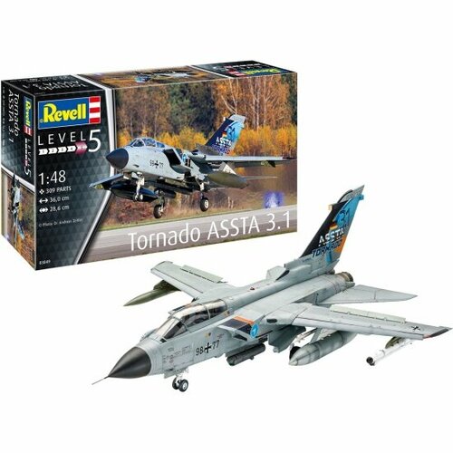 Сборная модель Revell 03849 Истребитель-бомбардировщик Торнадо ASSTA 3.1