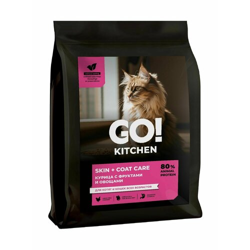 Go! Kitchen Skin + Coat Care Chicken - Сухой корм для котят и кошек с цыпленком (7,26 кг)