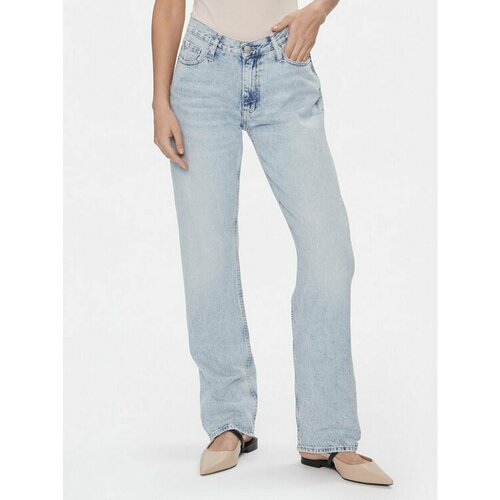 Джинсы Calvin Klein Jeans, размер 32/32 [JEANS], голубой джинсы calvin klein jeans размер 32 32 голубой