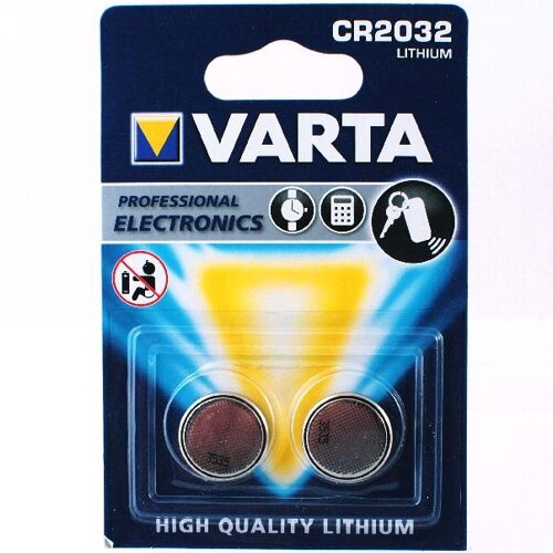 Батарейка CR2032 3В литиевая Varta в блистере 2шт.