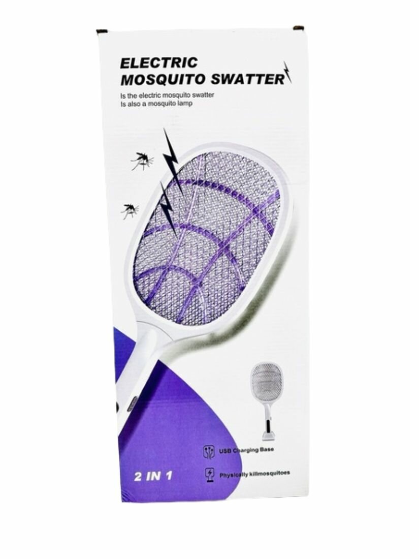 Изображение Электрическая мухобойка 2в1 XQN- 888 белая