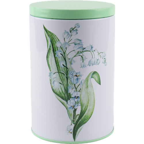 Банка Wellfort жестяная для сыпучих продуктов Ландыши 1л 600₽