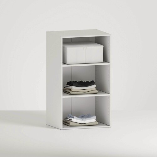 Изображение товара Стеллаж модульный "Лего" Л2.15 2 полки 105,3х90х49 см Белый