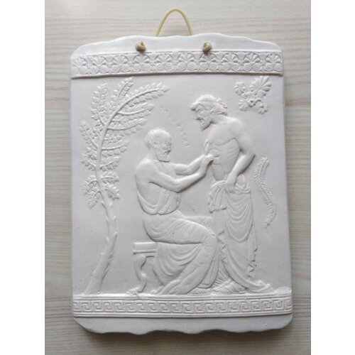 Гиппократ лечит пациента светлый