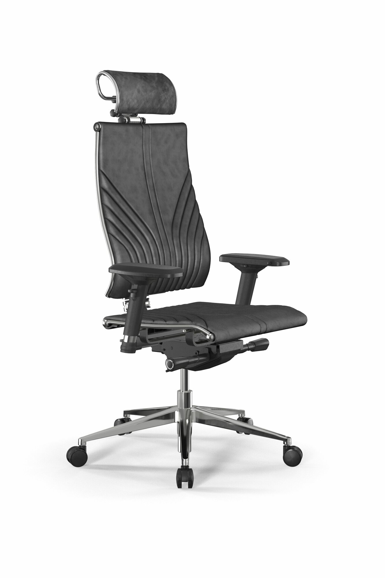 фото Позвоночное кресло метта Y 3DE B2-12D - GoyaLE /Kc31/Nc31/D04P/H2cV-3D(M26. B32. G25. W03) (Темно-серый)