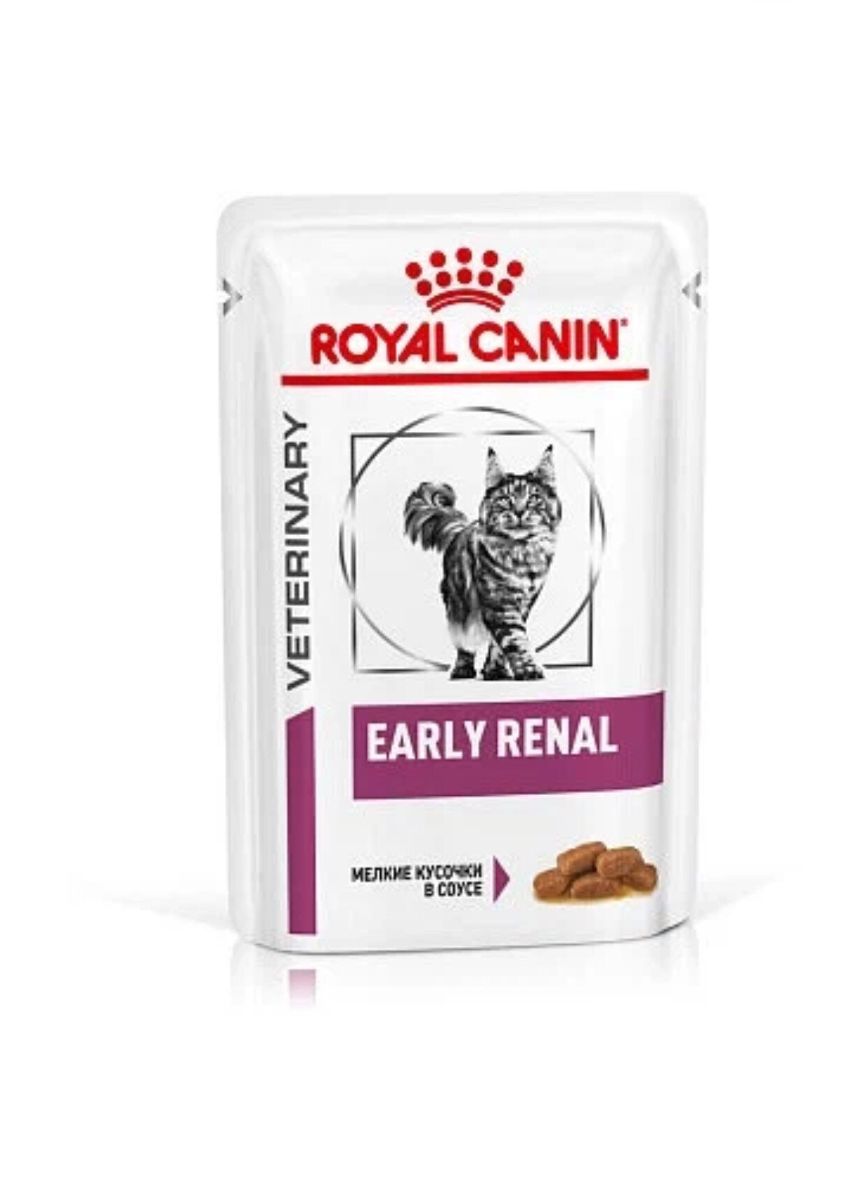 Влажный корм для кошек Early Renal Royal Canin при проблемах с почками 12 шт. х 85 г (кусочки в соусе)