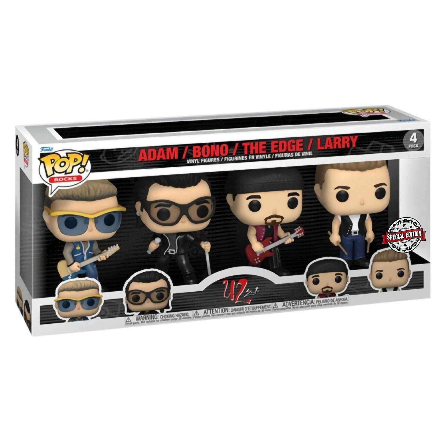 Фигурка Funko POP! Rocks U2 Zoo TV 4PK 64688