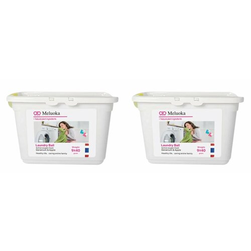 Капсулы для стирки Meluoka Geranium & Apple, 9 г x 40, 2 шт