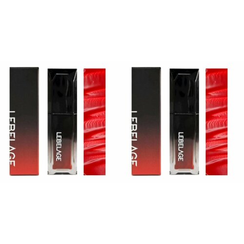 Тинт для губ Lebelage, Deep Kiss Fixing Lip Tint тон №204, 1,4 гр, 2 шт