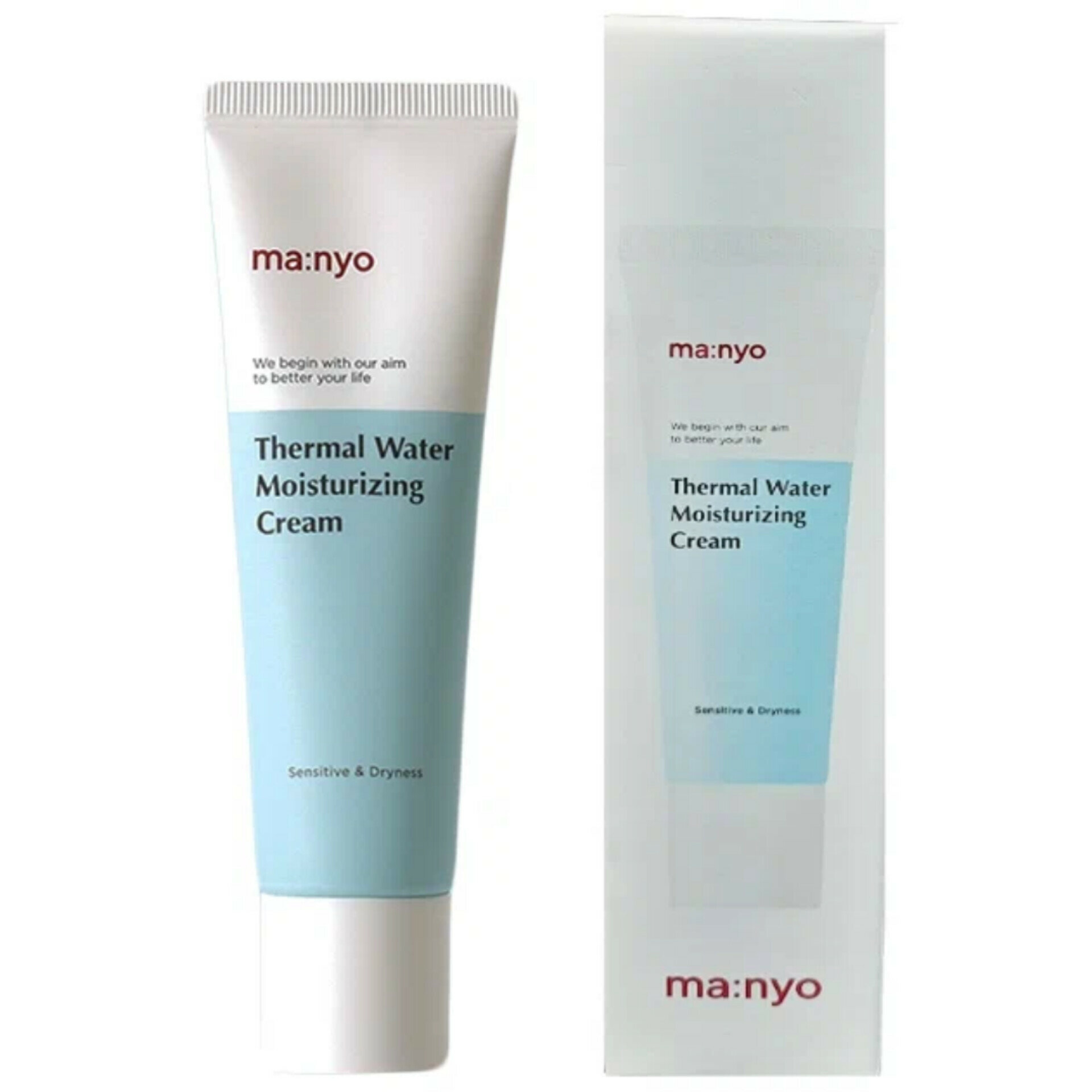 Manyo Factory Thermal Water Moisturizing Cream Увлажняющий крем для лица с термальной водой, 50 мл