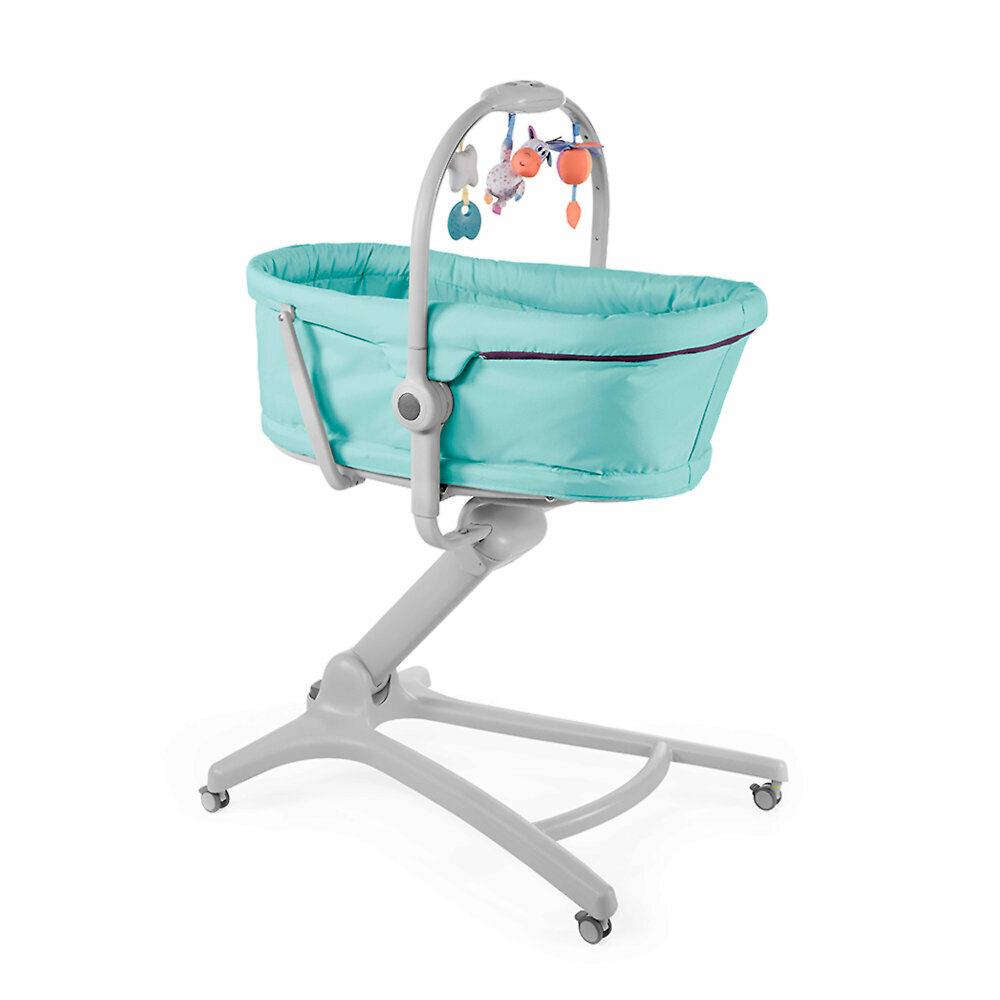 Колыбель-стульчик Chicco Baby Hug, цвет Aquarelle (Бирюзовый), артикул производителя 05079173110000