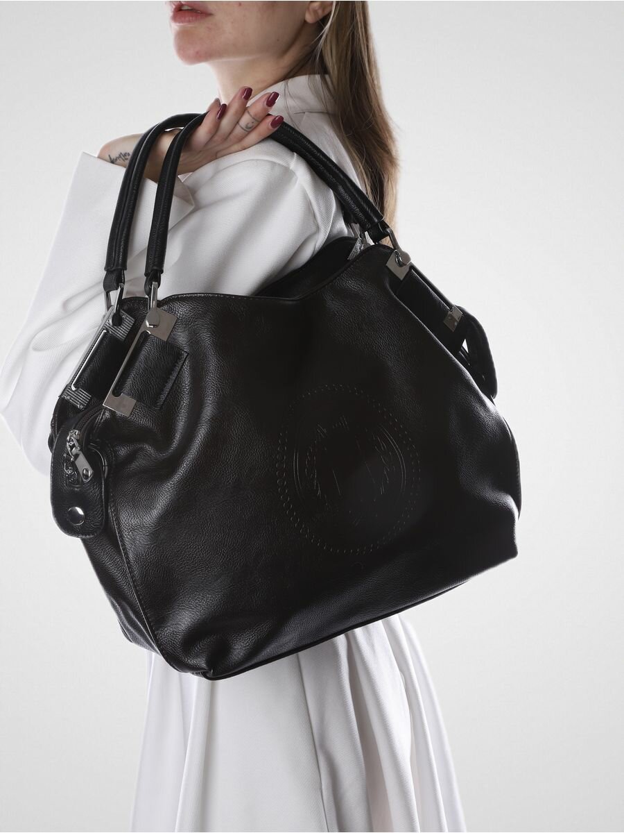 фото Сумка большая через плечо офисная шоппер кросс боди