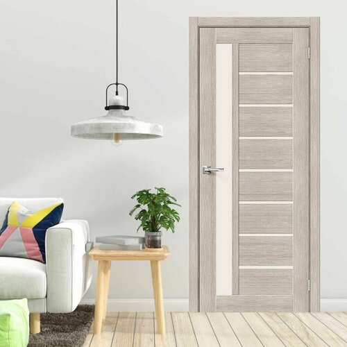 Межкомнатная дверь BV 27 Cappuccino 900х2000 матовое стекло (комплект)