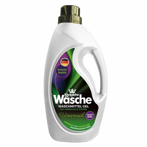 Konigliche Wasche Universal универсальный гель для стирки 2л 51 стирка Германия 609₽