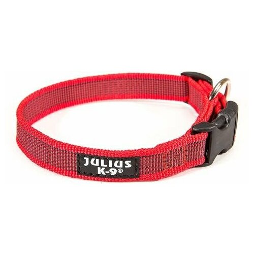 Julius-K9 - Ошейник для собак Color & Gray (39-65см/2,5см), красно-серый