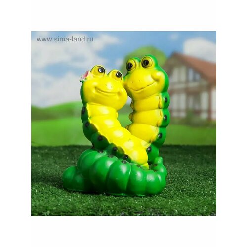 Садовая фигура Гусеницы пара 18х15х23см 1635₽